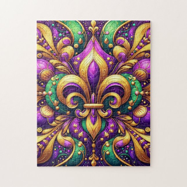 Lilie Mardi gras Puzzle (Vertikal)