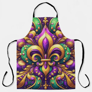 Lilie Mardi gras Schürze
