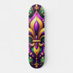 Lilie Mardi gras Skateboard
