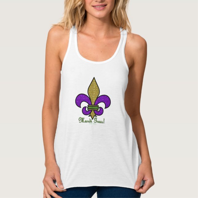 Lilie Mardi Gras Tank Top (Vorderseite)
