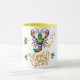 Lilie Mardi Gras Tasse
