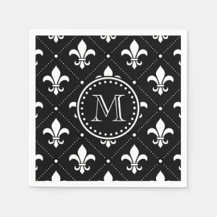 Lilie Muster Serviette