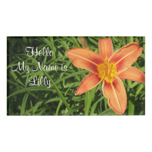 Lilie Namenschild