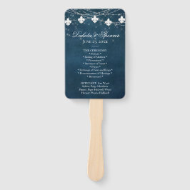 Lilie Navy Blue Lights | Rustikales Programm Fächer