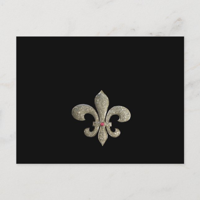 Lilie NOLA Bride Bling Postkarte (Vorderseite)
