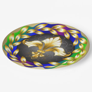 Lilie Party Goods Paper Plate Pappteller