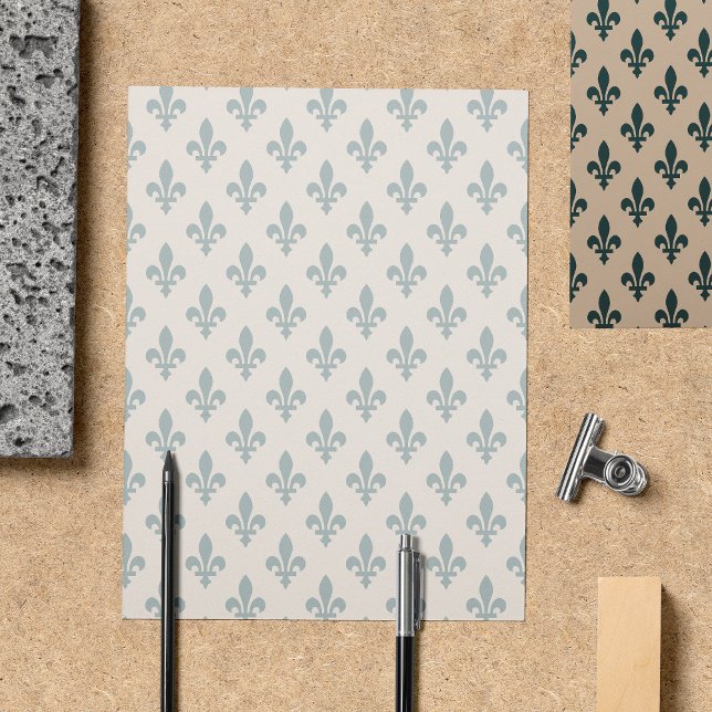 Lilie Pattern, Französisch, Royal, Green Flyer (Von Creator hochgeladen)