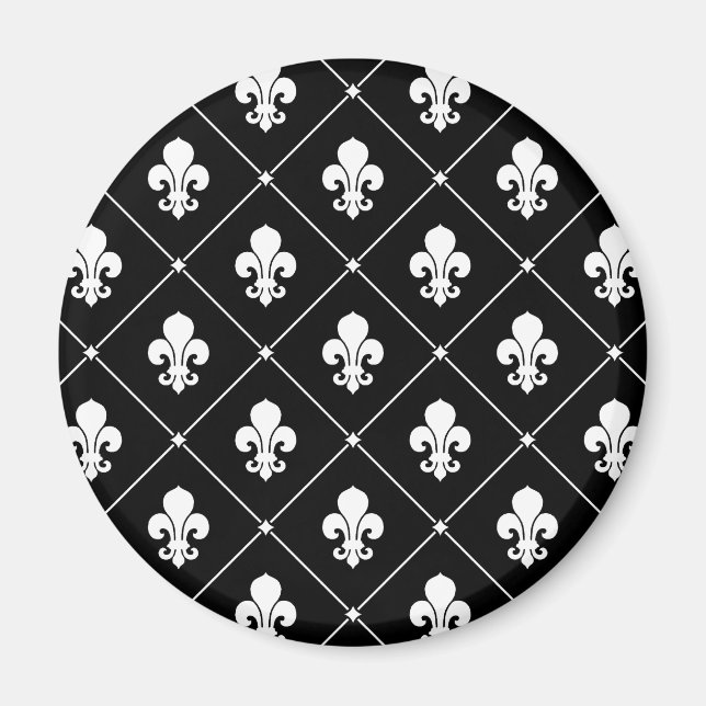 Lilie Pattern Magnet (Vorne)