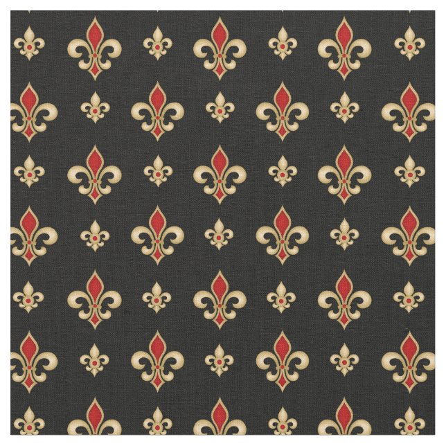 Lilie Pattern Stoff (Nahaufnahme)