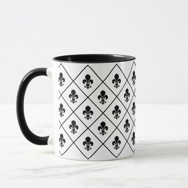 Lilie Pattern Tasse (Links)