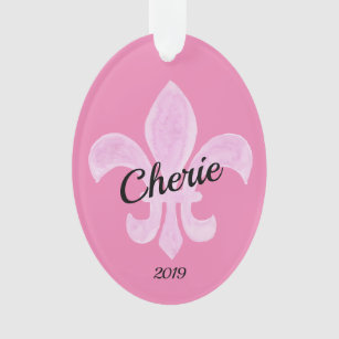 Lilie Pink Personalisiert Ornament