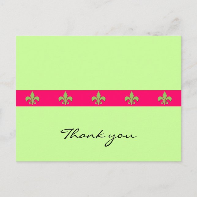 Lilie Postkarte (Vorderseite)