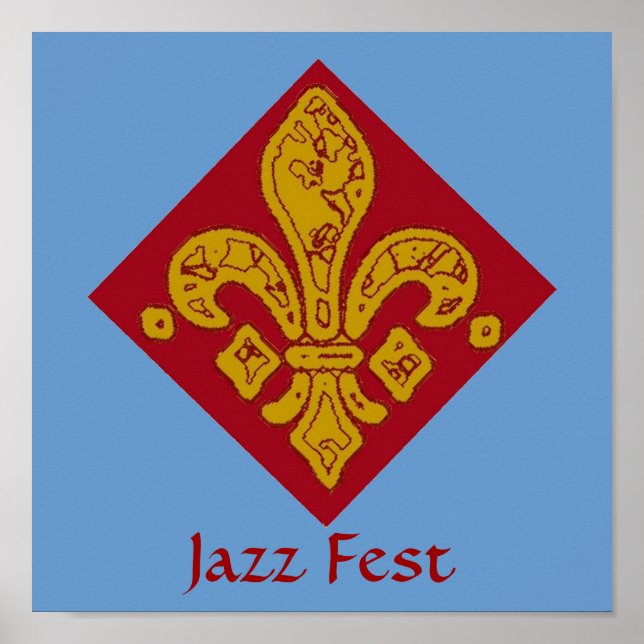 Lilie Red, Jazz Fest Poster (Vorne)