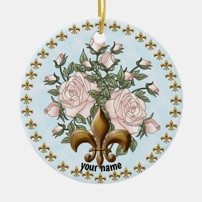 Lilie Rose Ornament (Vorne)