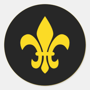 Lilie Runder Aufkleber