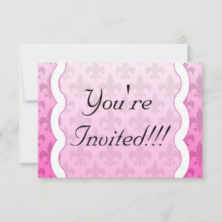 Lilie UAWG Erinnerung Card - Rosa RSVP Karte