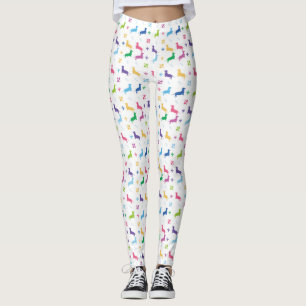 Lilie und Dackeln Leggings