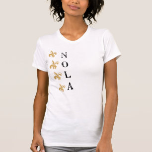 Lilie vertikales T-Shirt NOLA Vtg