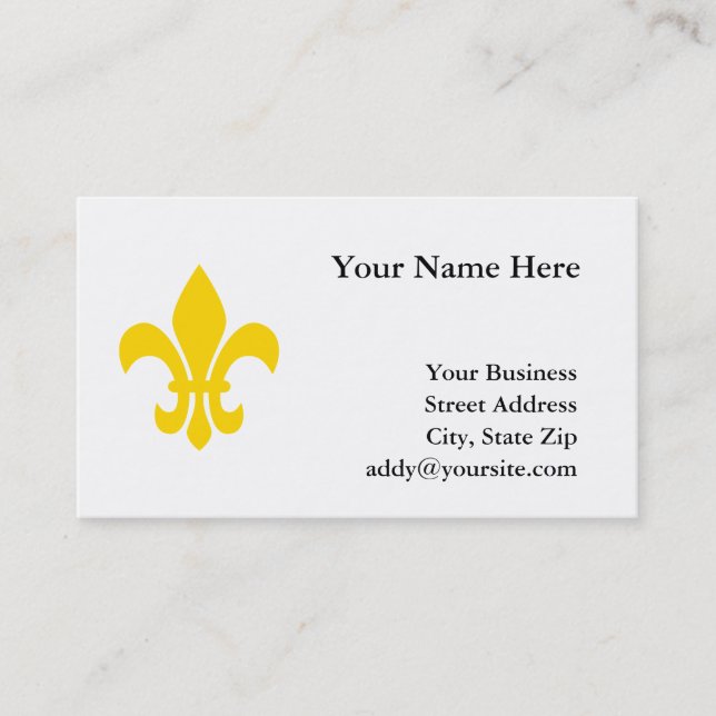 Lilie Visitenkarte (Vorderseite)