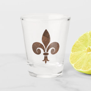 Lilie von Kupfer Schnapsglas