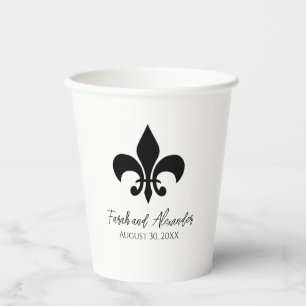 Lilie Wedding Paper Cups Pappbecher