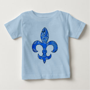 Lilieblauer Bandana-T - Shirt