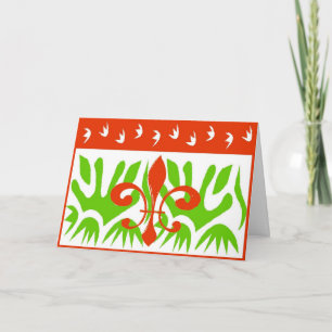 Lilien-abstraktes Weihnachten