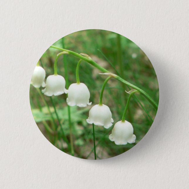 Lilien-Blume Button (Vorderseite)