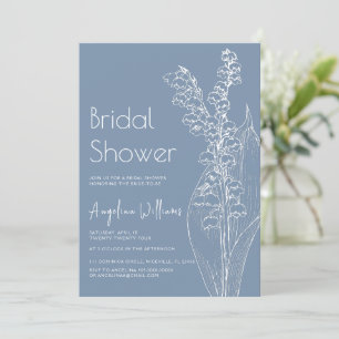 Lilien des Tals Bridal Dusche Einladung