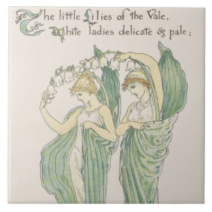 Lilien des Tals, von Feast der Flora, 1901 (colo Fliese