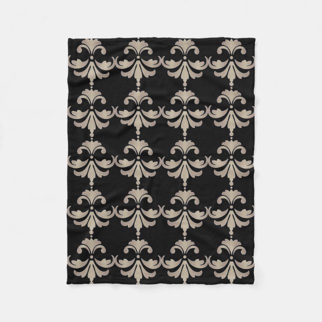 Lilien-Fleece-Decke Fleecedecke (Vorderseite)