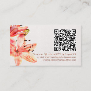 Lilien Florenz Begleitkarte