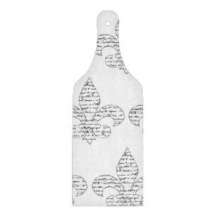 Lilien-Franzose-Skript Schneidebrett