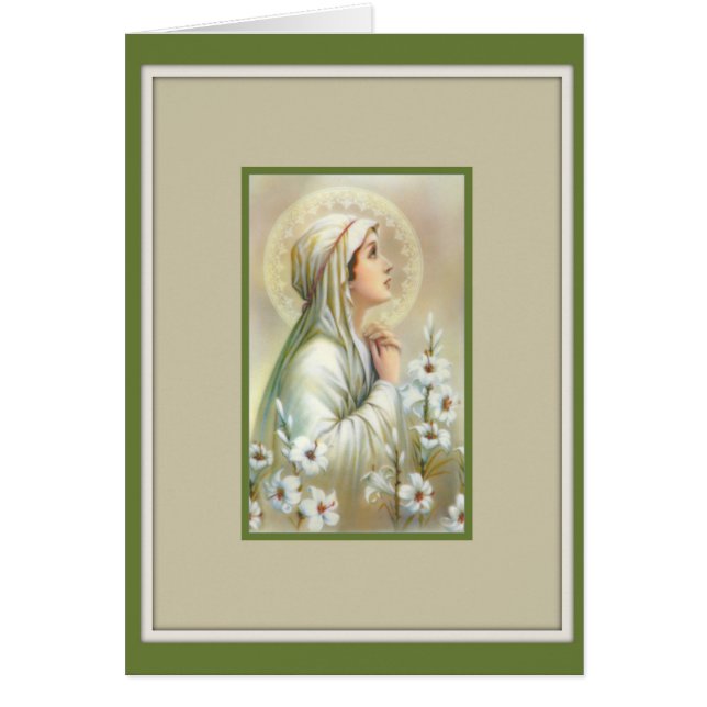 Lilien-Geistesfrieden Jungfrau-Marys Madonna (Vorne)