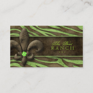 Lilien-Geschäfts-Karten-Schmuck-Vintages Limones Visitenkarte