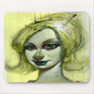 "Lilien-Grün" Mousepad