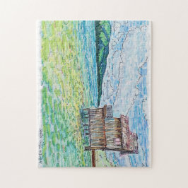 Lilien im See Puzzle
