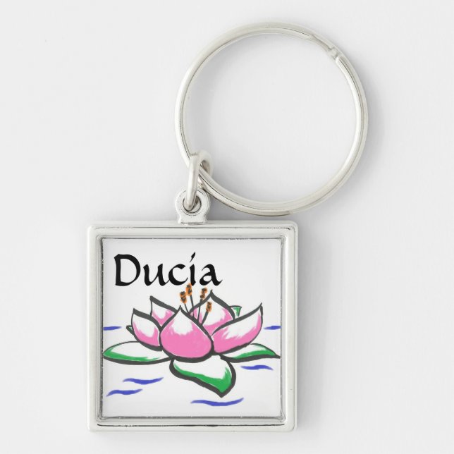 Lilien-Kette Schlüsselanhänger (Vorne)