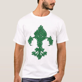 Lilien-Kleeblatt-St Patrick TagesT - Shirt