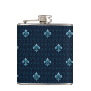 Lilien-Muster Flachmann