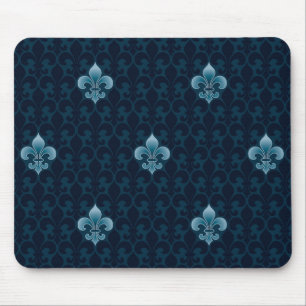 Lilien-Muster Mousepad