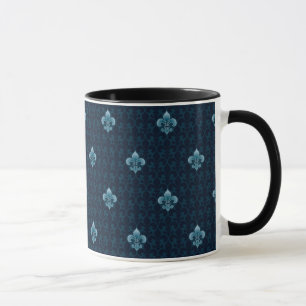Lilien-Muster Tasse