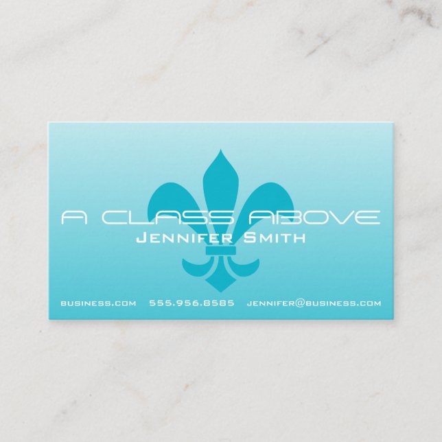 Lilien-Steigung verblaßte Licht wählen jede Visitenkarte (Vorderseite)