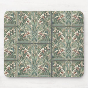 Lilien Traum Jugendstil Mousepad