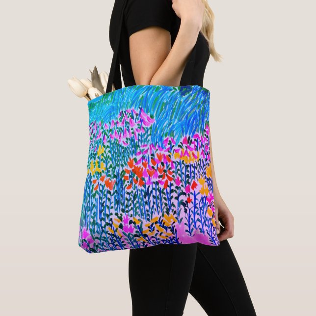 Lilien überall Tote Tasche (Von Nahem)