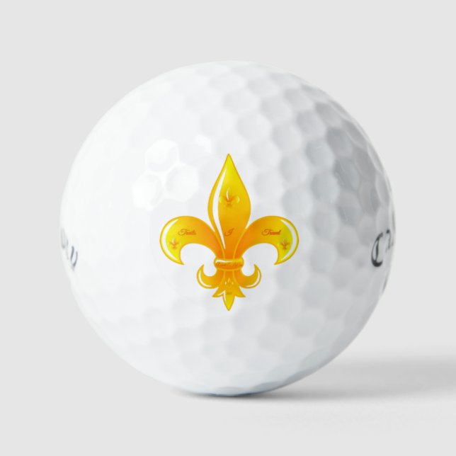 Lilien zu den Wanderwegen Golfball (Vorderseite)