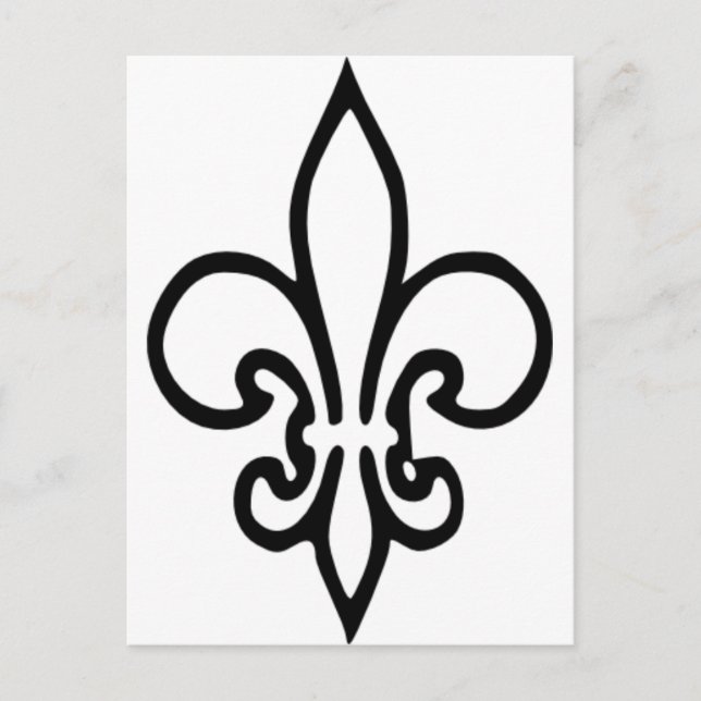 Lilienblüte Postkarte (Vorderseite)