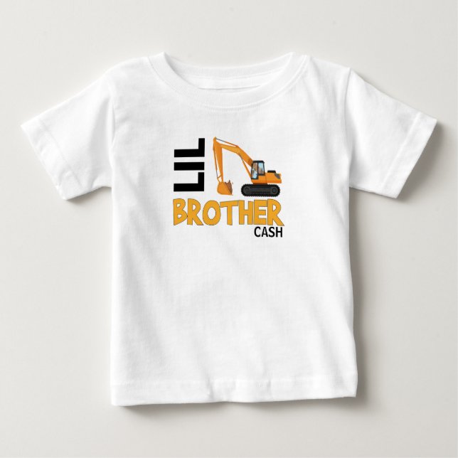 Lilienbruderbauwagen Baby T-shirt (Vorderseite)
