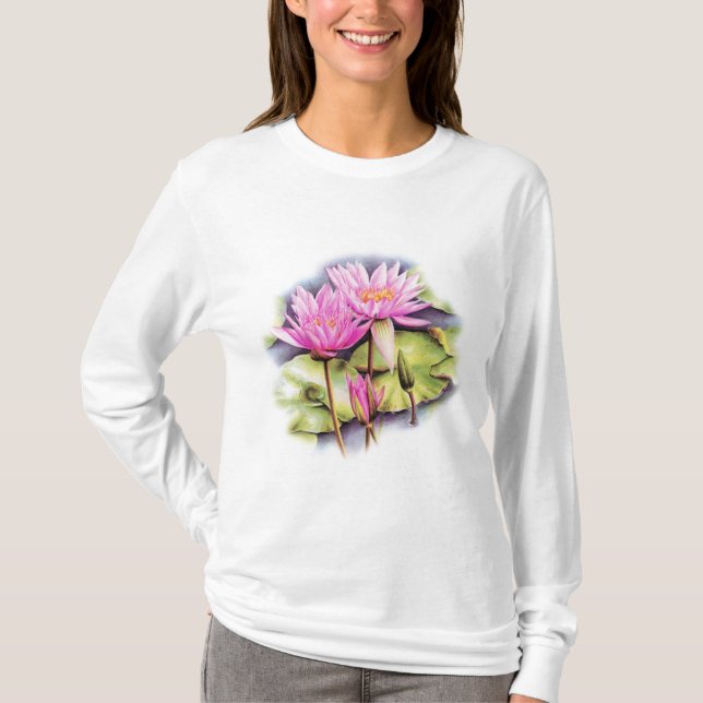 Lilienfisch (Lotus)-T - Shirt (Vorderseite)