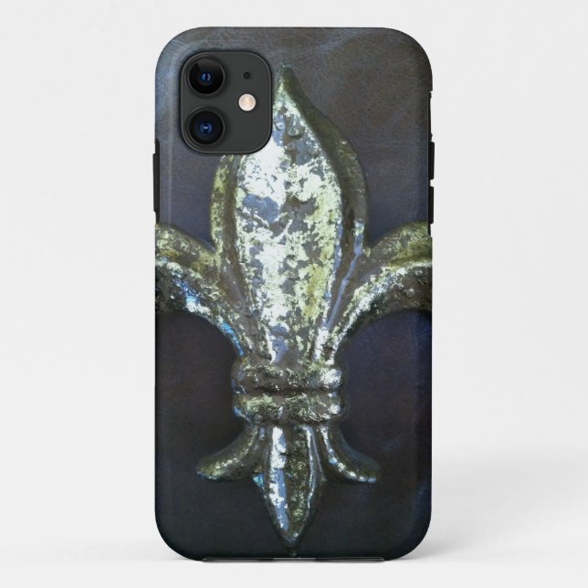 Lilienlederblick-Druckkasten Case-Mate iPhone Hülle (Rückseite)